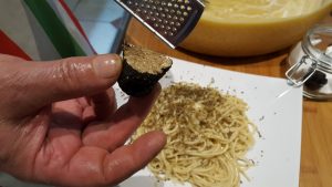 Trüffel und Spaghetti